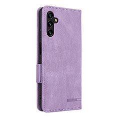 Coque Portefeuille Livre Cuir Etui Clapet LZ4 pour Samsung Galaxy A04s Violet