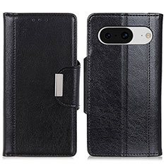 Coque Portefeuille Livre Cuir Etui Clapet M01L pour Google Pixel 8 5G Noir