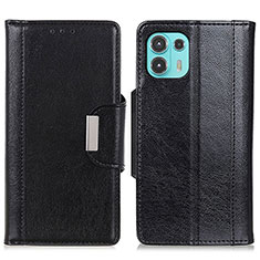 Coque Portefeuille Livre Cuir Etui Clapet M01L pour Motorola Moto Edge 20 Lite 5G Noir