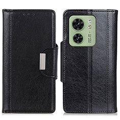 Coque Portefeuille Livre Cuir Etui Clapet M01L pour Motorola Moto Edge (2023) 5G Noir