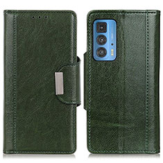 Coque Portefeuille Livre Cuir Etui Clapet M01L pour Motorola Moto Edge S Pro 5G Vert