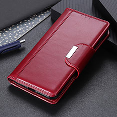 Coque Portefeuille Livre Cuir Etui Clapet M01L pour Motorola Moto G Play Gen 2 Rouge