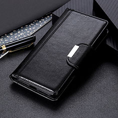 Coque Portefeuille Livre Cuir Etui Clapet M01L pour Motorola Moto G10 Noir