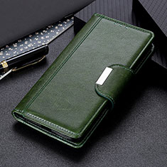 Coque Portefeuille Livre Cuir Etui Clapet M01L pour Motorola Moto G10 Vert