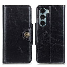 Coque Portefeuille Livre Cuir Etui Clapet M01L pour Motorola Moto G200 5G Noir