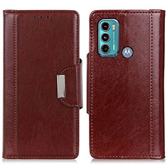 Coque Portefeuille Livre Cuir Etui Clapet M01L pour Motorola Moto G40 Fusion Marron