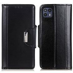 Coque Portefeuille Livre Cuir Etui Clapet M01L pour Motorola Moto G50 5G Noir