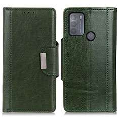 Coque Portefeuille Livre Cuir Etui Clapet M01L pour Motorola Moto G50 Vert