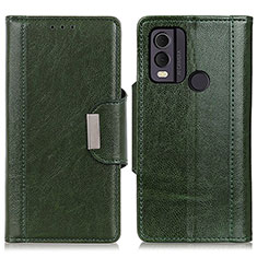 Coque Portefeuille Livre Cuir Etui Clapet M01L pour Nokia C22 Vert