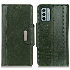 Coque Portefeuille Livre Cuir Etui Clapet M01L pour Nokia G22 Vert