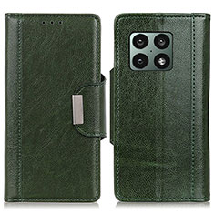 Coque Portefeuille Livre Cuir Etui Clapet M01L pour OnePlus 10 Pro 5G Vert