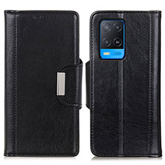 Coque Portefeuille Livre Cuir Etui Clapet M01L pour Oppo A54 4G Noir