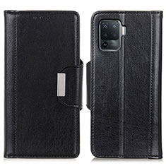 Coque Portefeuille Livre Cuir Etui Clapet M01L pour Oppo A94 4G Noir