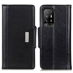 Coque Portefeuille Livre Cuir Etui Clapet M01L pour Oppo A94 5G Noir