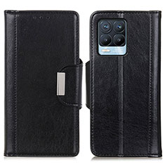 Coque Portefeuille Livre Cuir Etui Clapet M01L pour Realme 8 4G Noir