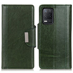 Coque Portefeuille Livre Cuir Etui Clapet M01L pour Realme 8 5G Vert