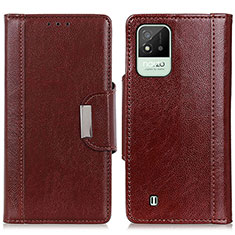 Coque Portefeuille Livre Cuir Etui Clapet M01L pour Realme C11 (2021) Marron