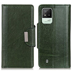 Coque Portefeuille Livre Cuir Etui Clapet M01L pour Realme C11 (2021) Vert