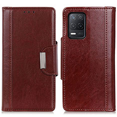 Coque Portefeuille Livre Cuir Etui Clapet M01L pour Realme Narzo 30 5G Marron