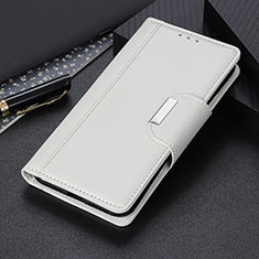 Coque Portefeuille Livre Cuir Etui Clapet M01L pour Samsung Galaxy A02 Blanc