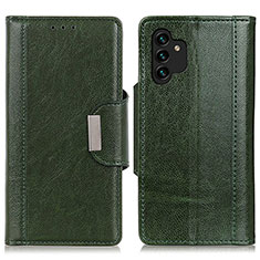 Coque Portefeuille Livre Cuir Etui Clapet M01L pour Samsung Galaxy A04s Vert