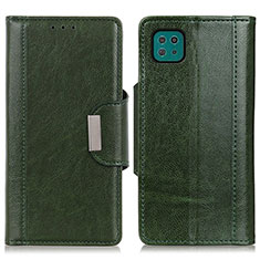 Coque Portefeuille Livre Cuir Etui Clapet M01L pour Samsung Galaxy A22 5G Vert