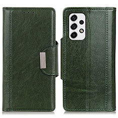 Coque Portefeuille Livre Cuir Etui Clapet M01L pour Samsung Galaxy A53 5G Vert