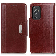 Coque Portefeuille Livre Cuir Etui Clapet M01L pour Samsung Galaxy M14 5G Marron