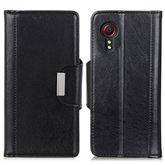 Coque Portefeuille Livre Cuir Etui Clapet M01L pour Samsung Galaxy XCover 5 SM-G525F Noir