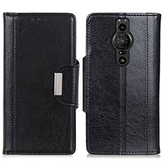 Coque Portefeuille Livre Cuir Etui Clapet M01L pour Sony Xperia PRO-I Noir