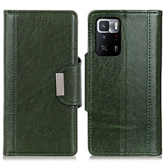 Coque Portefeuille Livre Cuir Etui Clapet M01L pour Xiaomi Poco X3 GT 5G Vert