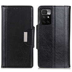 Coque Portefeuille Livre Cuir Etui Clapet M01L pour Xiaomi Redmi 10 (2022) Noir