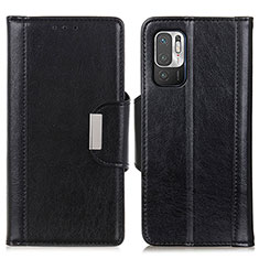 Coque Portefeuille Livre Cuir Etui Clapet M01L pour Xiaomi Redmi Note 10 5G Noir