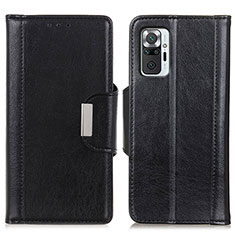 Coque Portefeuille Livre Cuir Etui Clapet M01L pour Xiaomi Redmi Note 10 Pro 4G Noir