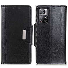 Coque Portefeuille Livre Cuir Etui Clapet M01L pour Xiaomi Redmi Note 11 5G Noir