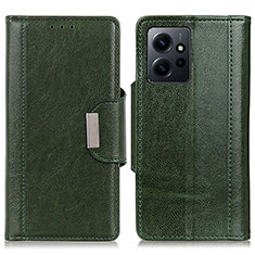 Coque Portefeuille Livre Cuir Etui Clapet M01L pour Xiaomi Redmi Note 12 4G Vert