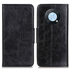 Coque Portefeuille Livre Cuir Etui Clapet M02L pour Huawei Enjoy 50 Pro Noir