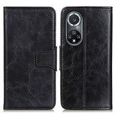 Coque Portefeuille Livre Cuir Etui Clapet M02L pour Huawei Honor 50 Pro 5G Noir