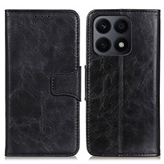 Coque Portefeuille Livre Cuir Etui Clapet M02L pour Huawei Honor X8a 4G Noir