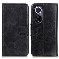 Coque Portefeuille Livre Cuir Etui Clapet M02L pour Huawei Nova 9 Noir