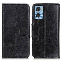 Coque Portefeuille Livre Cuir Etui Clapet M02L pour Motorola Moto E22i Noir