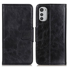 Coque Portefeuille Livre Cuir Etui Clapet M02L pour Motorola Moto E32s Noir