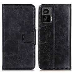 Coque Portefeuille Livre Cuir Etui Clapet M02L pour Motorola Moto Edge 30 Lite 5G Noir