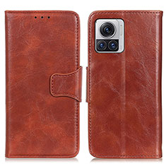 Coque Portefeuille Livre Cuir Etui Clapet M02L pour Motorola Moto Edge 30 Ultra 5G Marron