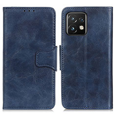 Coque Portefeuille Livre Cuir Etui Clapet M02L pour Motorola Moto Edge 40 Pro 5G Bleu