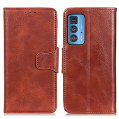 Coque Portefeuille Livre Cuir Etui Clapet M02L pour Motorola Moto Edge S Pro 5G Marron