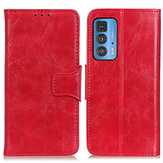 Coque Portefeuille Livre Cuir Etui Clapet M02L pour Motorola Moto Edge S Pro 5G Rouge