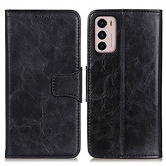 Coque Portefeuille Livre Cuir Etui Clapet M02L pour Motorola Moto G42 Noir