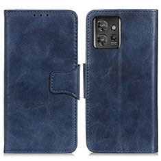 Coque Portefeuille Livre Cuir Etui Clapet M02L pour Motorola ThinkPhone 5G Bleu