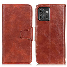 Coque Portefeuille Livre Cuir Etui Clapet M02L pour Motorola ThinkPhone 5G Marron